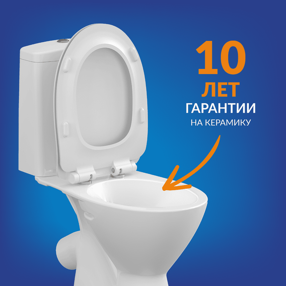 Унитаз напольный Cersanit Flavis 031 3/6 DPL EO slim, 64288 — изображение 12