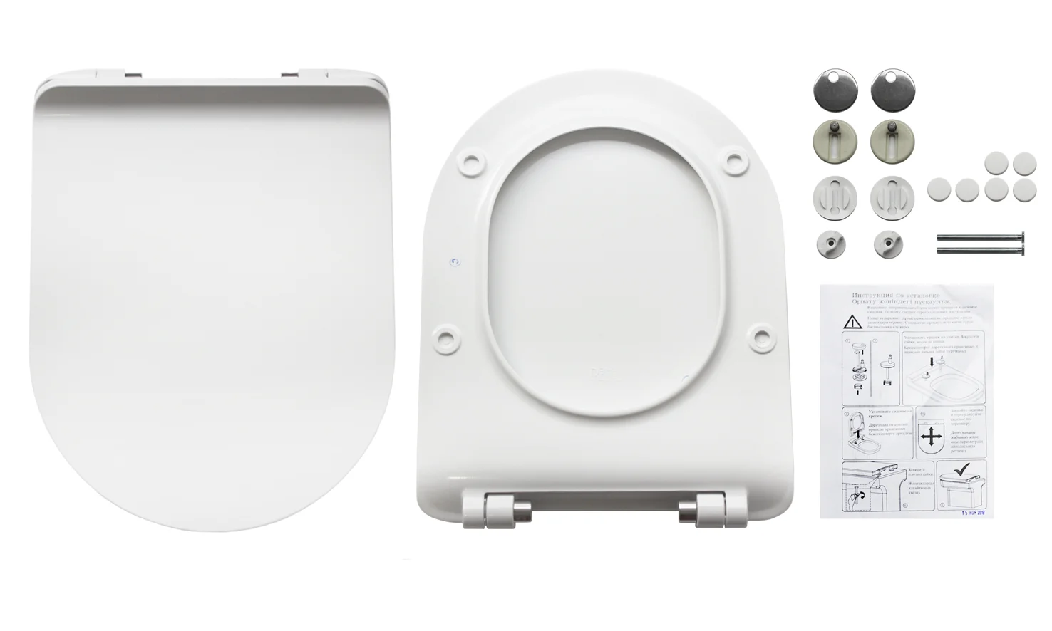 Унитаз напольный Sanita Luxe Next Slim, WC.CC/Next/2-SlimDM/WHT.G/S1 — изображение 3