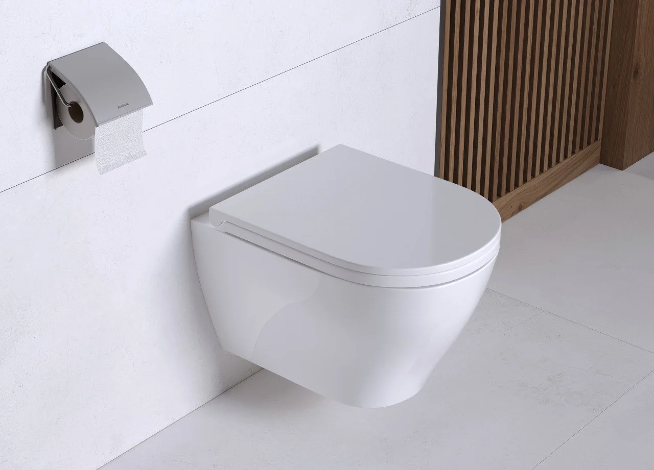 Унитаз подвесной Sanita Luxe Breeze RML, WC.WH/Breeze/DM.Rim/WHT.G/S1 — изображение 4