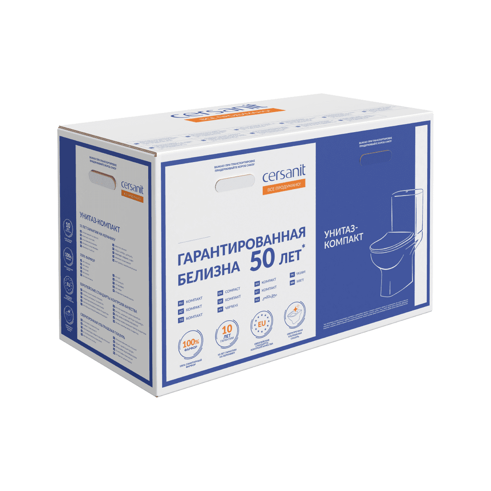 Унитаз напольный Cersanit City Clean On 011 3/5 DPL EO slim, S-KO-CIT011-3/5-Con-S-DL-w — изображение 17