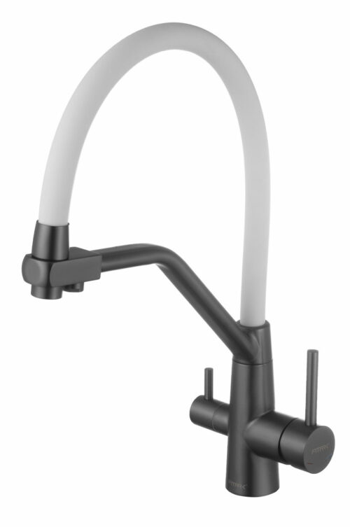 Смеситель для кухни под фильтр с гибким изливом Fmark FS0662-Q02