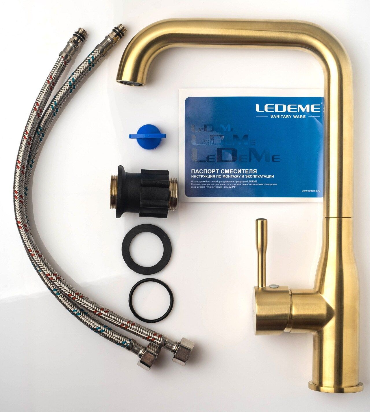 Смеситель для кухни Ledeme 4698Y — изображение 5