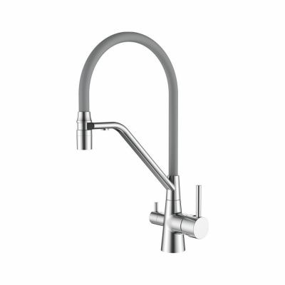 Смеситель для кухни под фильтр с гибким изливом Ledeme L4897A-9