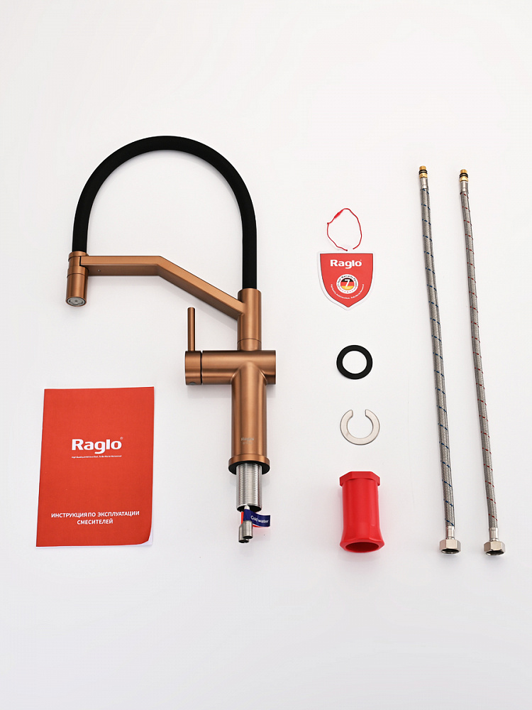 Смеситель для кухни с гибким изливом Raglo R20.41.33 — изображение 10