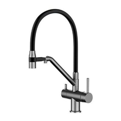 Смеситель для кухни под фильтр с гибким изливом Gappo G4398-89
