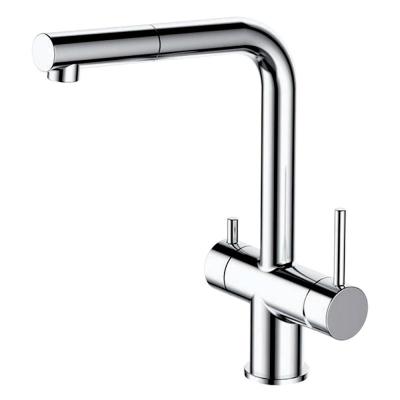 Смеситель для кухни с выдвижным изливом Gappo G4397-70