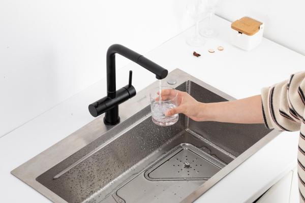 Смеситель для кухни с выдвижным изливом Gappo G4397-76 — изображение 5