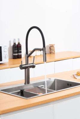 Смеситель для кухни под фильтр с гибким изливом Gappo G4399-89 — изображение 6
